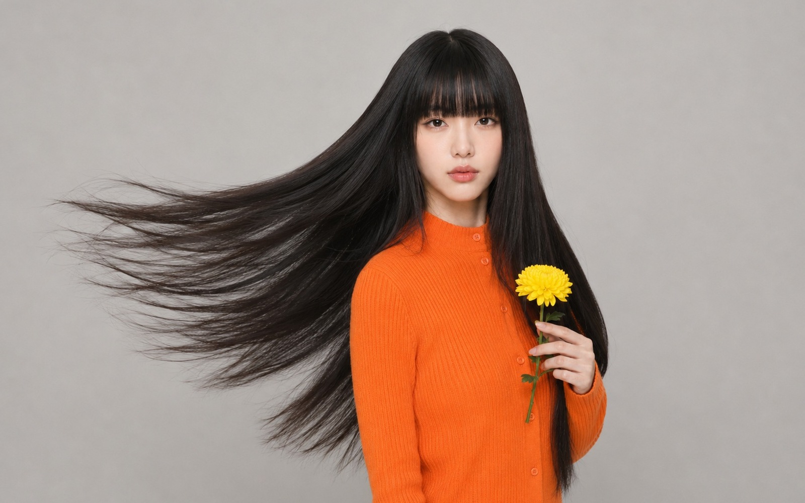 일자 앞머리